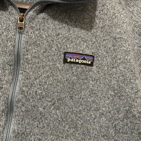 EUC Light Blue Better Sweater Patagonia Fleece Zip Up Size L - Picture 2 of 6